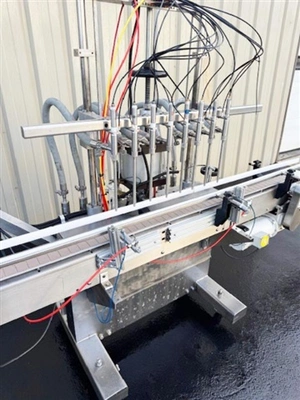 Acasi 8 Head Inline Piston Filler Model PI3300