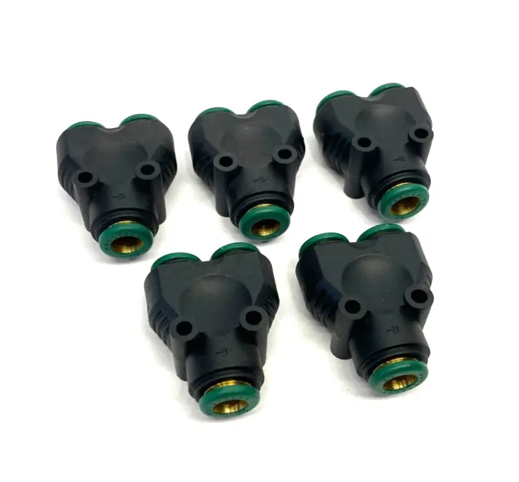 New | in-Stock PARKER PRESTOLOK UNION "Y" CONNECTOR 1/4" OD TUBE Hoses | Maverick Industrial Sales #1110359