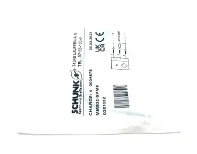 New | in-Stock Schunk Magnetic Proximity Sensor Switch M8 3-Pin 301032 Proximity Sensors Michigan US | Maverick Industrial Sales #1394179