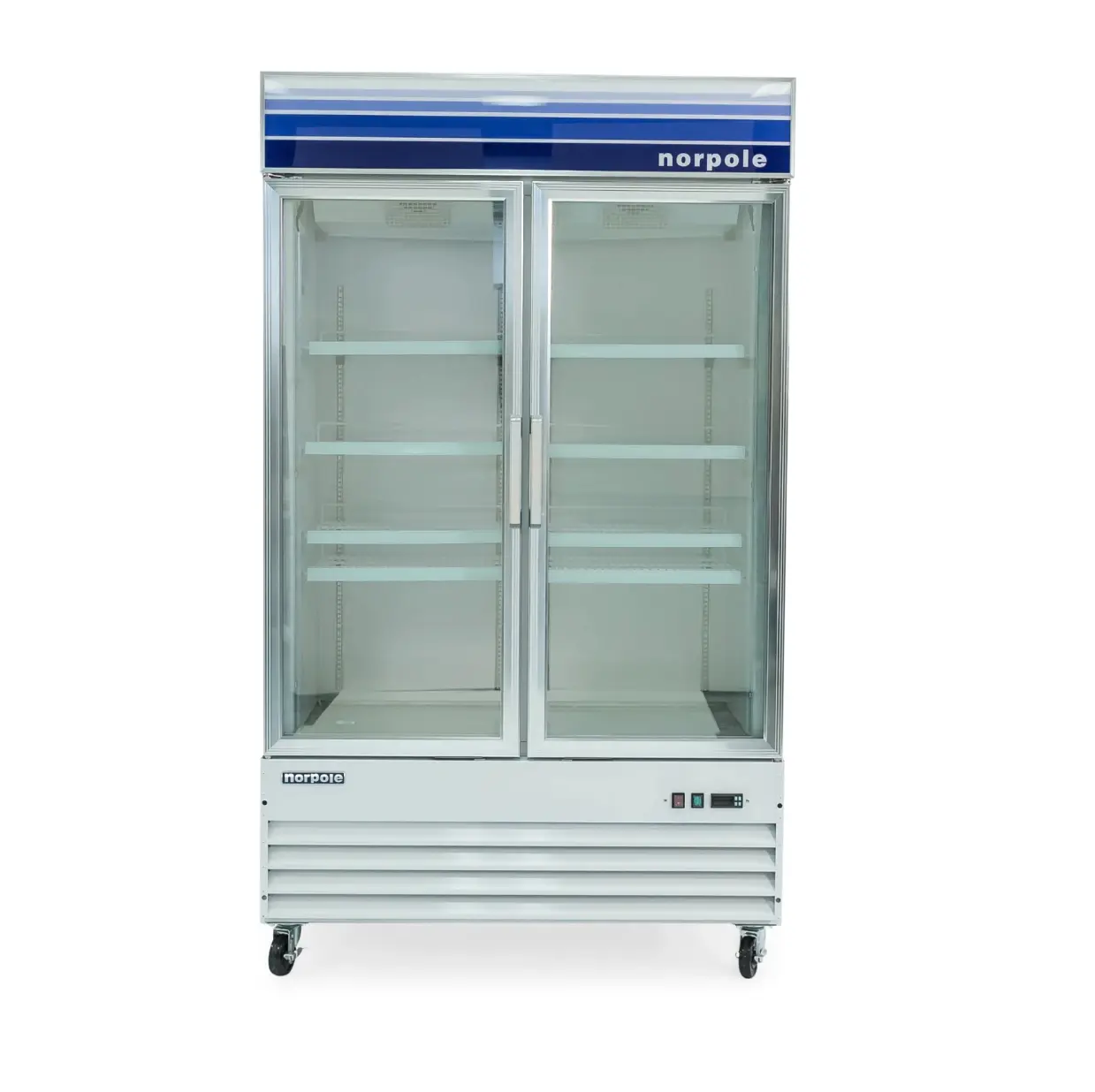 Magic Chef 45 CU. FT. FROST FREE COMMERCIAL UPRIGHT MERCHANDISER FREEZER IN WHITE