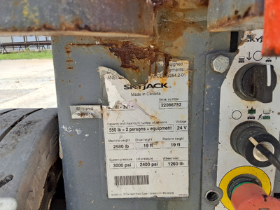 USED 2016 Skyjack SJ3219