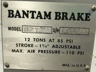 Used BANTAM B212 Press Brakes Ohio US | HGR 24 #1498565