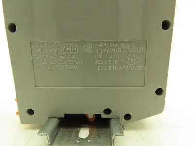 Phoenix Contact UKH 50 50mm² 125A Terminal 1000V 6-1/0AWG DIN Rail Lot of 7