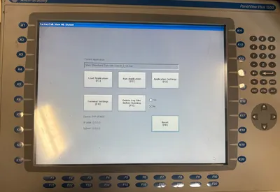 Allen-Bradley 2711P-B15C4D2 Panelview Plus 1500 w/ 2711P-RP2 Logic Module @2.5.5