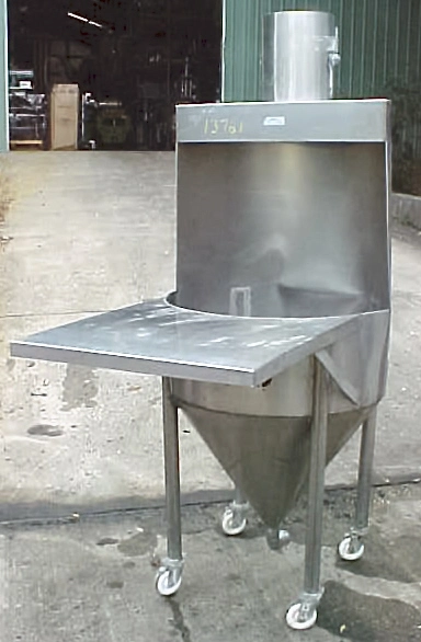 Used WATFIELD SHEET METAL SS FEED HOPPER DUMP HOPPER Hoppers New Jersey US | Champion Trading Corporation #423733