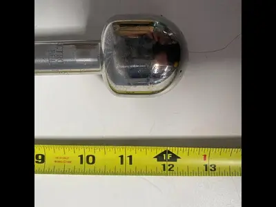 Stainless Steel CIP 2" Spray Ball w/ 11" Rod & 1/2" Sanitary Fitting for Tank