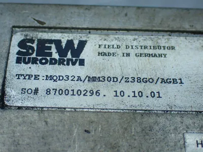 Used SEW EURODRIVE MQD32A/MM30D/Z38G0/AGB1 Input / Output Modules Ohio US | HGR 24 #838785