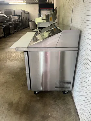 Used Turbo Air Used 60" Turbo Air TST-60SD-24-D4-N 4 Drawer Refrigerated Prep Table 120V - WO1 Food Prep Tables Illinois US | Falcon Restaurant Supply #1375243