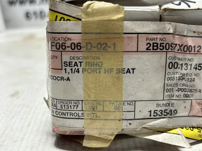 Emerson Fisher 2B5097X0012 HF Seat Ring .25” port CF8M D & DA valve part