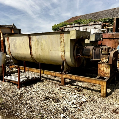 3400 L S/S Paddle Type Trough Mixer