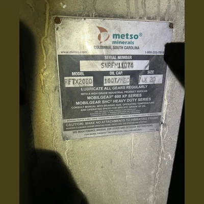 Used METSO - TRIO RF7X20DD Vibratory Screens British Columbia CA | Savona Equipment LTD #1263457
