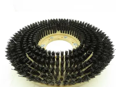Trupar America TE222320 14" Medium Poly Brush for Rotary Floor Scrubber