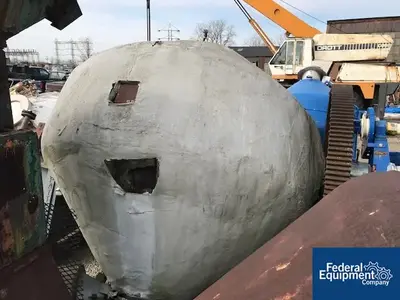 Used Patterson-Kelley 132 CU FT PATTERSON DOUBLE CONE VACUUM DRYER, S/S Double Cone - V Rotary Vacuum Dryers Ohio US | Federal Equipment Company #1542011