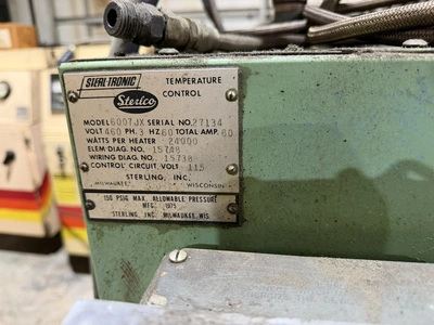 Used 1975 STERLCO 6007-JX HOT OIL UNIT Thermal Processing Systems Indiana US | Miedema Asset Management Group #1574954