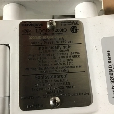 Flowserve K39-5028-TV – MK1 Globe Control Valve w/Pneumatic Actuator & Digital Valve Positioner