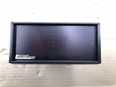Cincinnati Electrosystems 4161-3-15 7-Segment Display Panel 24VDC -NIB