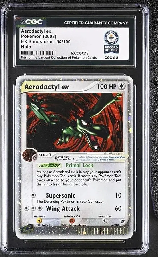 Pokemon Aerodactyl ex Sandstorm Holo #94 CGC WORLD RECORD HOLDER 1/1 ONE OF ONE