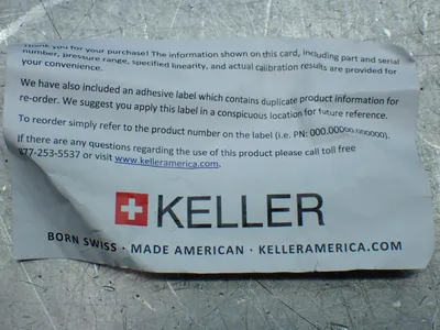 New | in-Stock KELLER 0208.00502.021311.02 Pressure Transmitters Ohio US | HGR 24 #904387