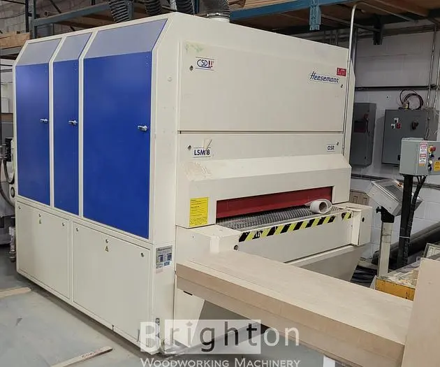 Used 2005 HEESEMANN LSM8 USED WIDEBELT FINISHING SANDER Wide Belt Sanders Ontario CA | Brighton Woodworking Machinery #477003