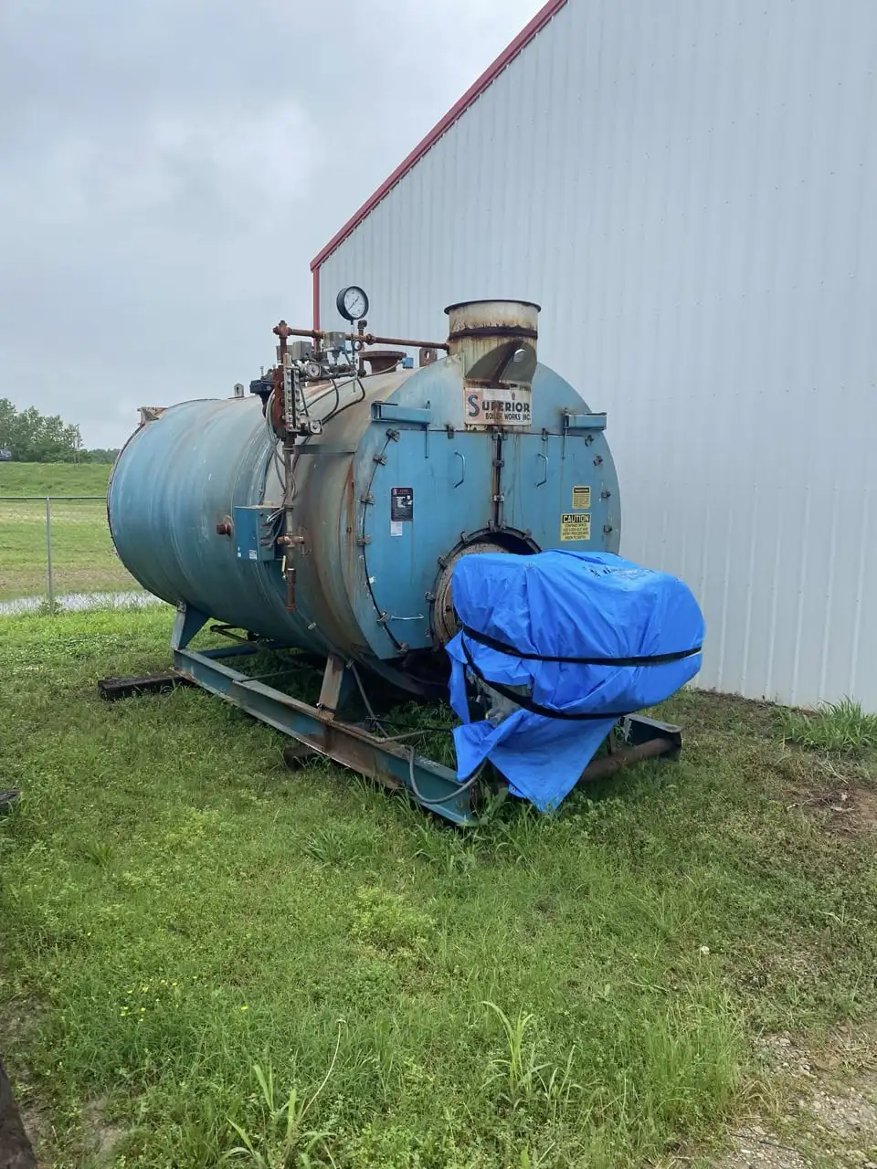 USED 1991 SUPERIOR BOILER WORKS, INC. AZTEC BOILER-BURNER UNIT 5-X-1276