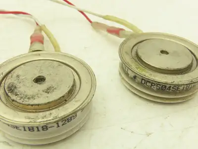 Mitel DCR604SE1818-1289 Thyristor Puck Rectifier Diode 1.5" Dia Lot of 2