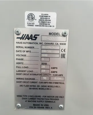 2020 HAAS ST-20Y CNC Lathes | Midstate Machinery (9)