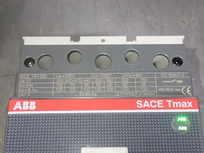 Used ABB SACE TMAX T4 H 250 Circuit Breakers Ohio US | HGR 24 #1187072