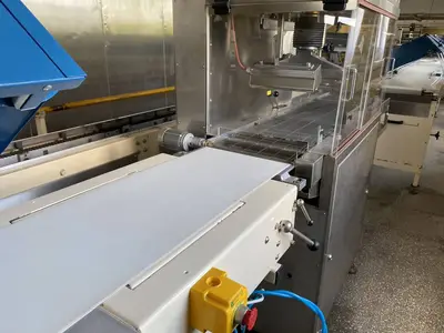 Nielsen Enrobing belt 300mm wide with Blum Cooling tunnel