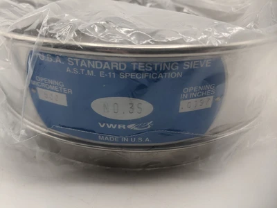 USA Standard No. 35 Testing Sieve