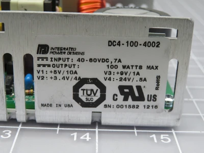 Used INTEGRATED POWER DESIGNS _UNKNOWN_ AC/DC Power Supplies | OCO Industrial #1658363