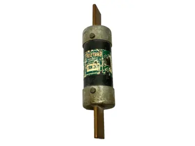 USED BUSSMANN FUSETRON DUAL ELEMENT TIME-DELAY FUSE CLASS RK5 250V 200A