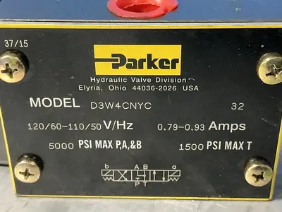 Used 2015 PARKER D3W4CNYC Pumps Ohio US | HGR 24 #1506878