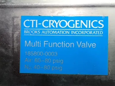 2pcs Pneumatic Lot Mc, Cti-cryogenics