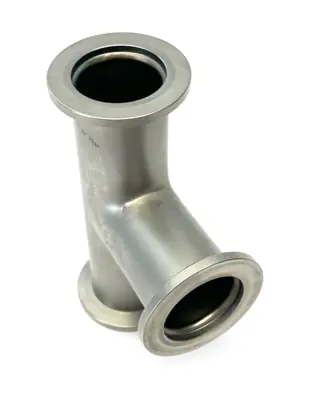 USED AGILENT STAINLESS STEEL TEE FITTING, NW25, 1.97 INCH CLEARANCE
