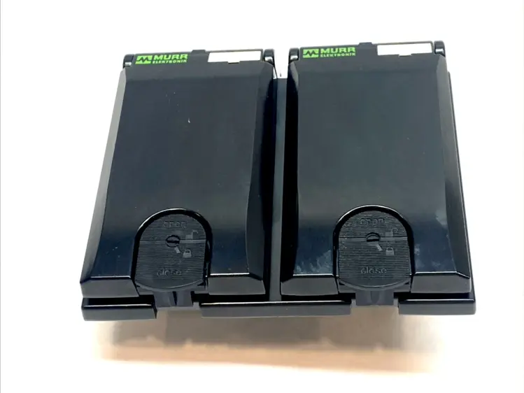 Used MURR ELEKTRONIK RJ45 FRONT PANEL INTERFACE DUPLEX RECEPTACLE Connector Accessories | Maverick Industrial Sales #1105473