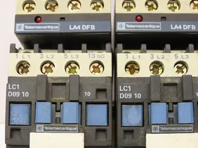 Telemecanique Contactor Rail Terminals 575V 7.5HP 25A 3 PH Lot of 5