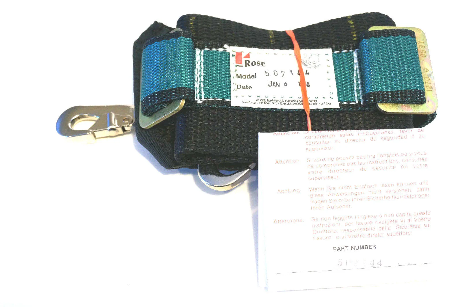 11 NEW ROSE 507144 ADJUSTABLE LANYARD