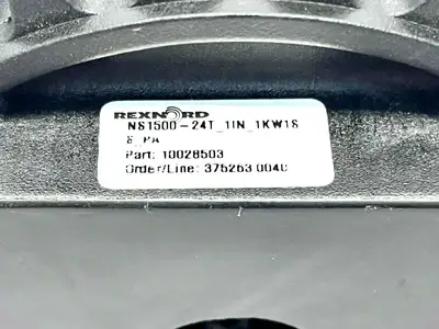 NS1500-24T_1IN_1KW1SS_PA | Rexnord  MatTop Molded Split Sprocket 24T 614-143-1 - Used
