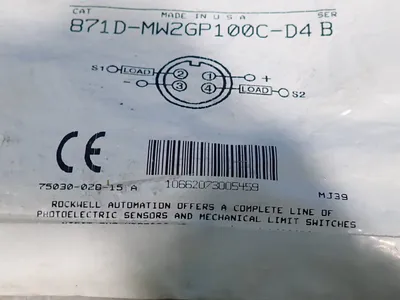 NEW ALLEN BRADLEY 871DMW2GP100CD4B
