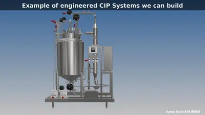 3 Tank CIP Clean-In-Place System – 2,000L Stainless Steel | Aaron Equipment