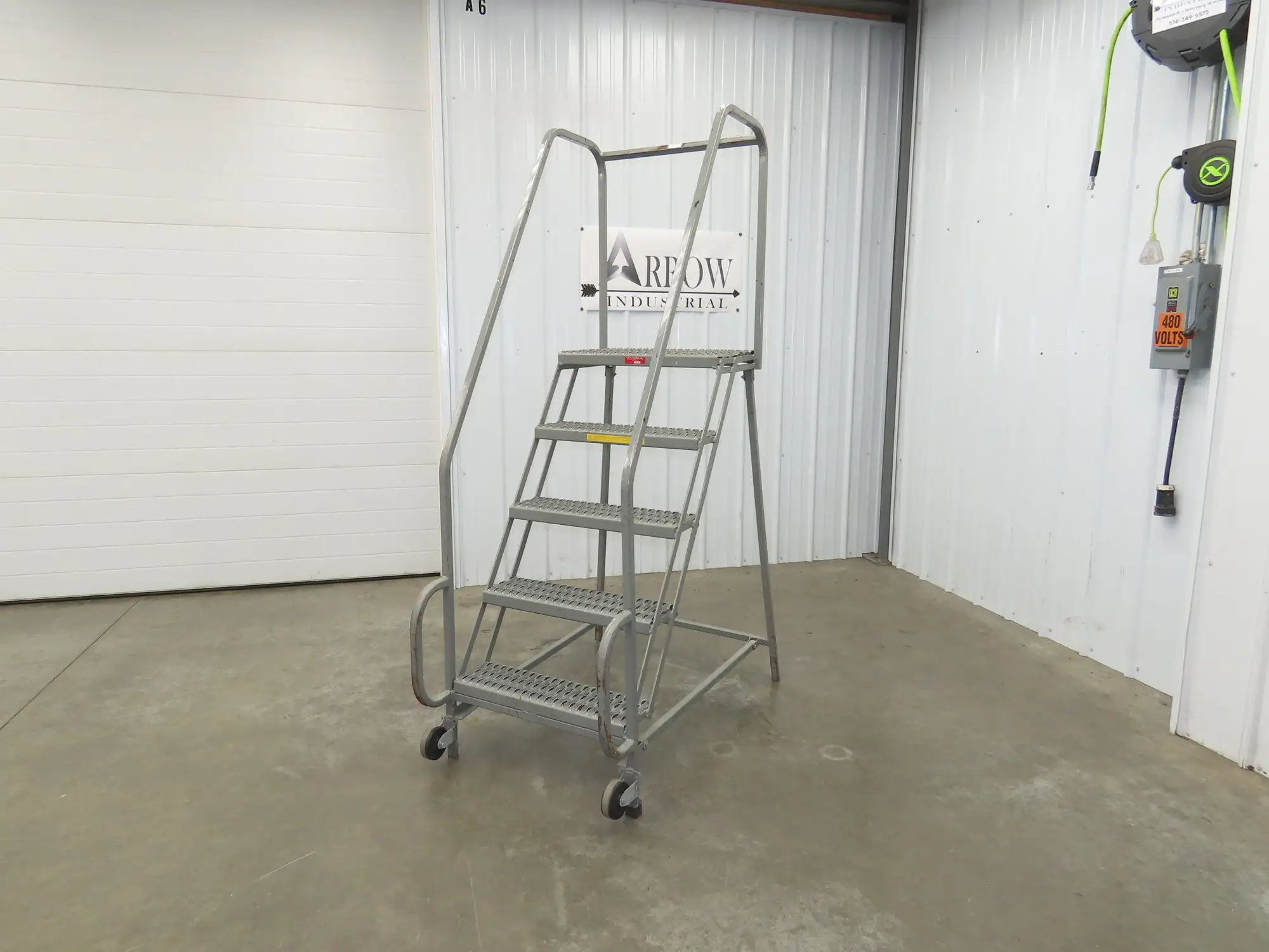 PW Platforms N/A Rolling Ladder 5 Step 14" Work Platform 50" Top Step