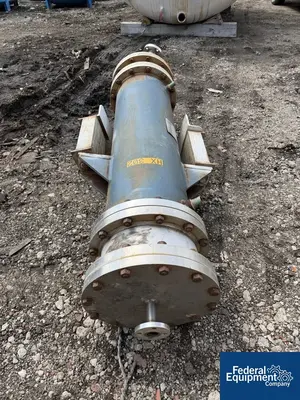 USED ITT 118 Sq Ft ITT Heat Exchanger, 304 S/S, 152/152#