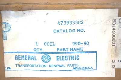 NEW GE 4739333G2 COIL 990-90