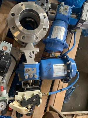 Neles Jamesbury 4"-150  V-Ball Valve with Pneumatic Actuator , Unused