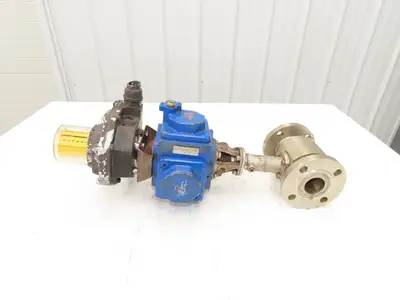 Compact II C30 SR-2C 1/4 Turn Ball Valve Actuator 1-1/2" SS ANSI 150 W/ Switch
