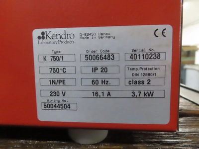 750 C Lab Furnace, electric, single phase