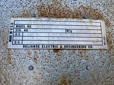 USED Reliance Electric 4289342863468632478237