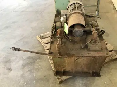 Fitchburg Hydraulic Vane Pump / Power Unit 1140RPM 3PH 50gal 600PSI