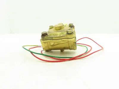 Asco 8210G4 Brass Solenoid Valve 2-Way 1"NPT 120VAC Normally Closed 5-150 PSI