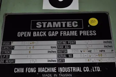 USED STAMTEC G1-160-S